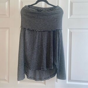 Lucky Brand Bonne Chance Striped Off-The-Shoulder or Cowl Neck Top